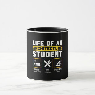 Mug Vie Sur Un Architecte Étudiant En Architecture Emp