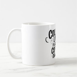 Mug "Vie universitaire alimentée par le café - Carbure