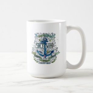 Mug Vieille affiche d'Ancre de marin