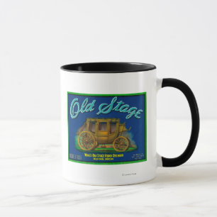 Mug Vieille caisse LabelMedford de poire d'étape, OU
