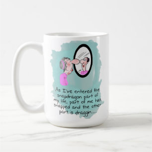 Mug Vieille Femme drôle dans le regard
