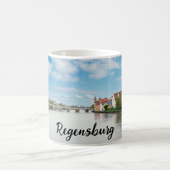 Mug Vieille ville historique de Ratisbonne, Allemagne (Centre)