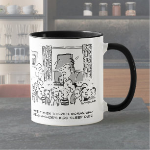 Mug Vielle femme qui a vécu dans un soulier pour enfan