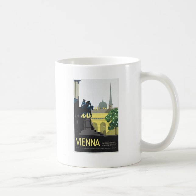 Mug Vienne Autriche - Vintage voyage (Droite)