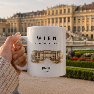 Mug Vienne personnalisé Schönbrunn | Nom & Année