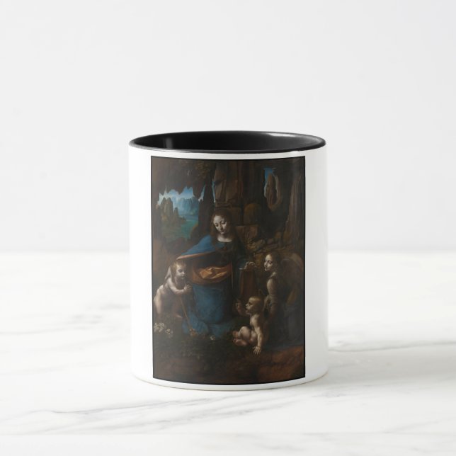 Mug Vierge des Rochers, Vierge Marie, Jésus, Jean (Centre)