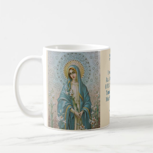 Mug Vierge Marie béni avec le lis (Gauche)