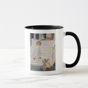 Mug Vierge Marie montant l'escalier