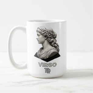 Mug Vierge Zodiaque Vierge Classique Noir Blanc Astrol