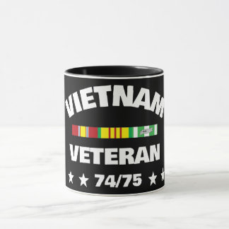 MUG VIETNAM VÉTÉRAN TOUR OF DUTY, 74-75 CAFÉ