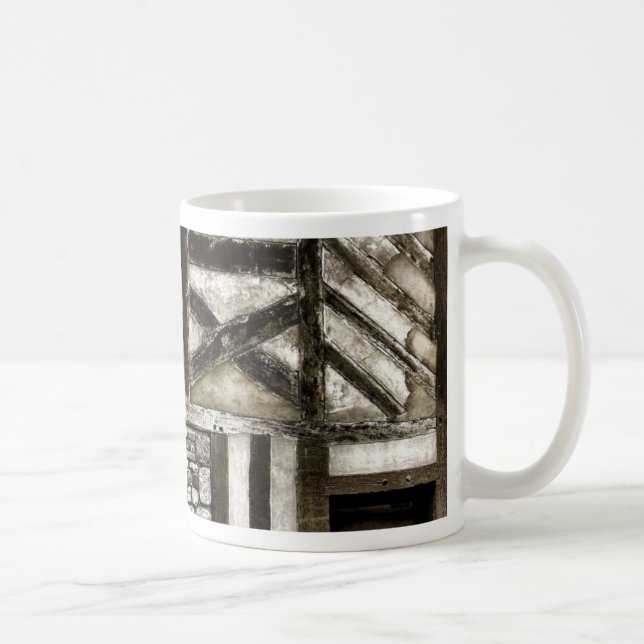 Mug Vieux bâtiment rustique en bois et de pierre (Droite)