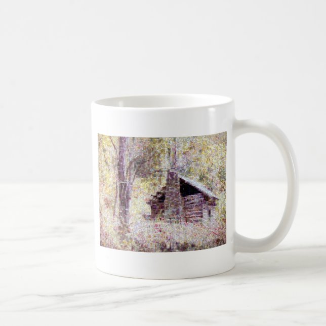 Mug Vieux cabine de rondin (Droite)