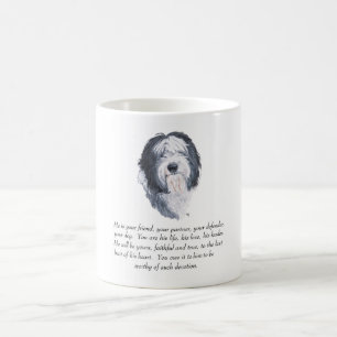 Mug Vieux chien de berger anglais Souvenir - Mâle