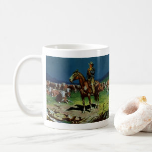 Mug Vieux Cowboy, éleveur de bétail ranch dans la ferm