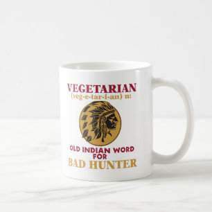 Mug Vieux mot indien végétarien pour le mauvais