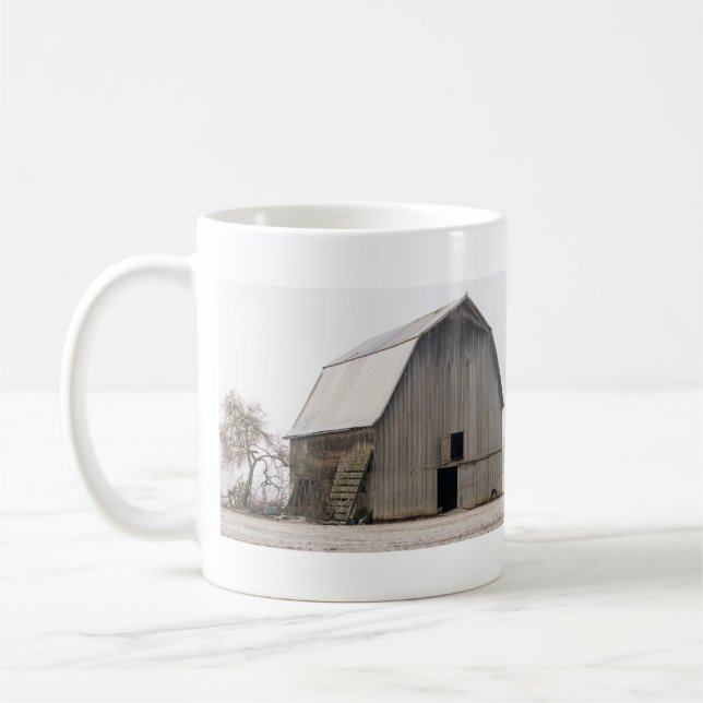 Mug Vieux Pays Patiné Grange Photo (Gauche)