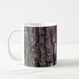 Mug Vieux pourpre d'écorce de pin de nature