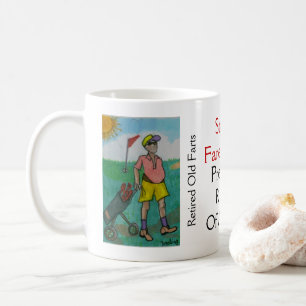 Mug "Vieux tarte à la retraite" — Coupe personnelle