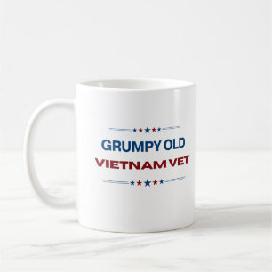 Mug Vieux Vietnam grincheux Vet drôle Retraité Vétérin