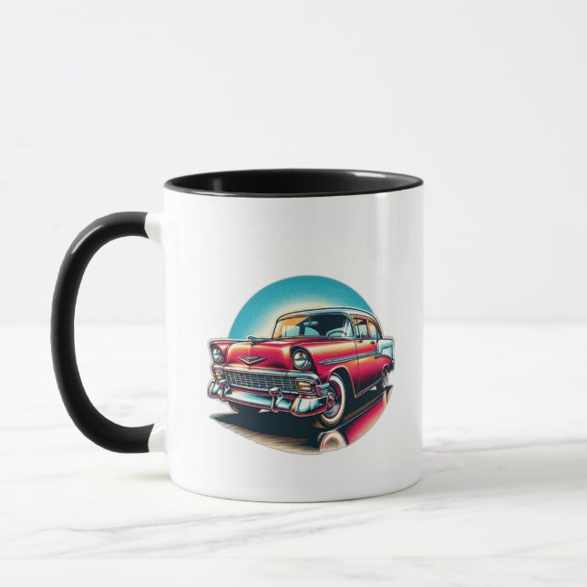 Mug vieux voiture usa amoureux (Gauche)