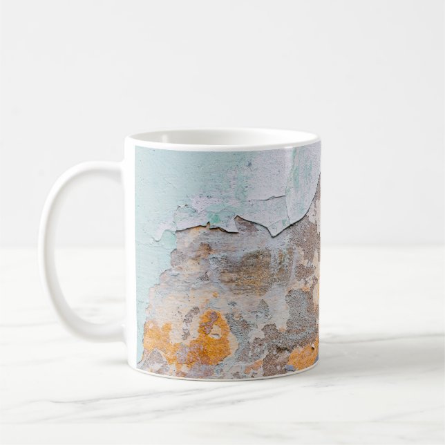 Mug Vieux Wallgrunge, abstrait, antique, art, arrière  (Gauche)