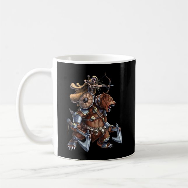 Mug Viking Archer Riding War Bear (Gauche)