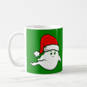 Mug vilain fantôme de noël éffrayant vert déplaisant