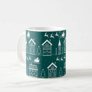Mug Village nordique de Noël enneigé