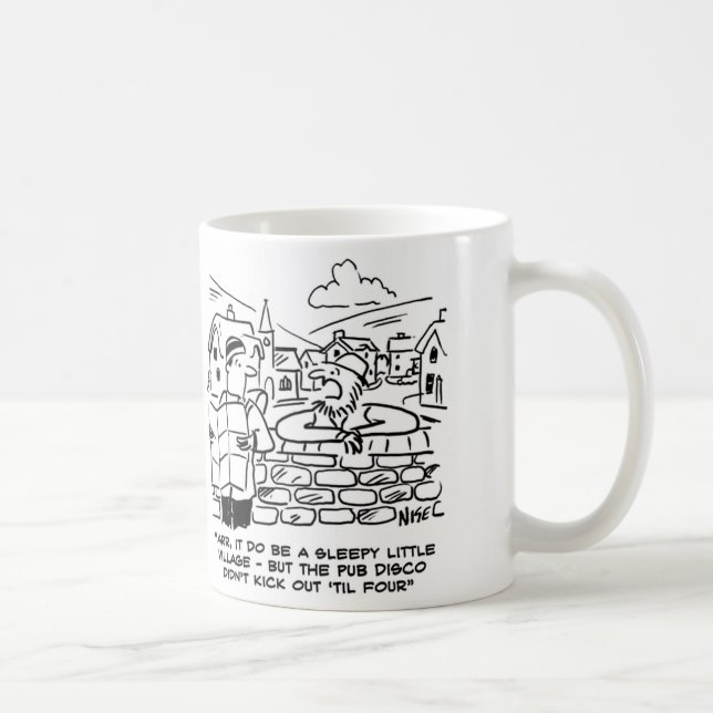 Mug Village rural endormi à cause de la discothèque du (Droite)
