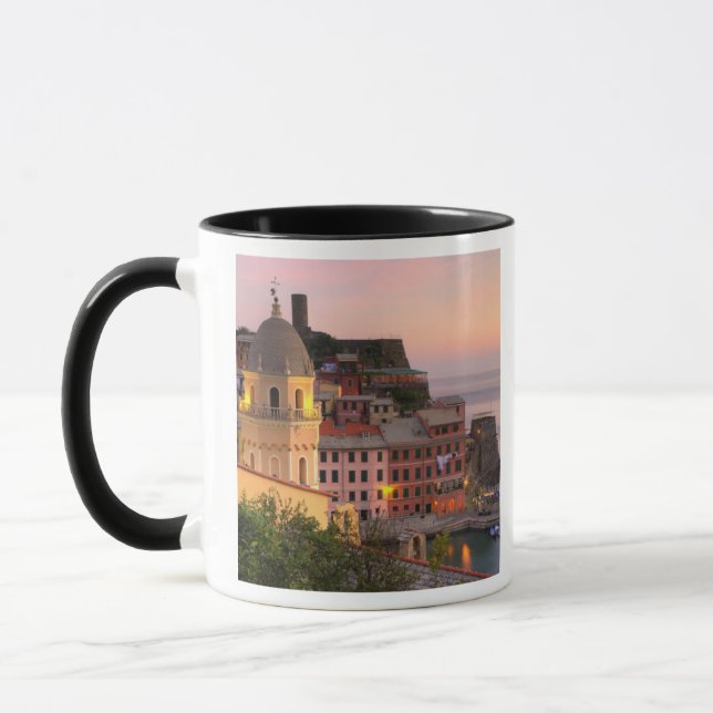 Mug Ville à flanc de colline de Vernazza dans la soiré (Gauche)