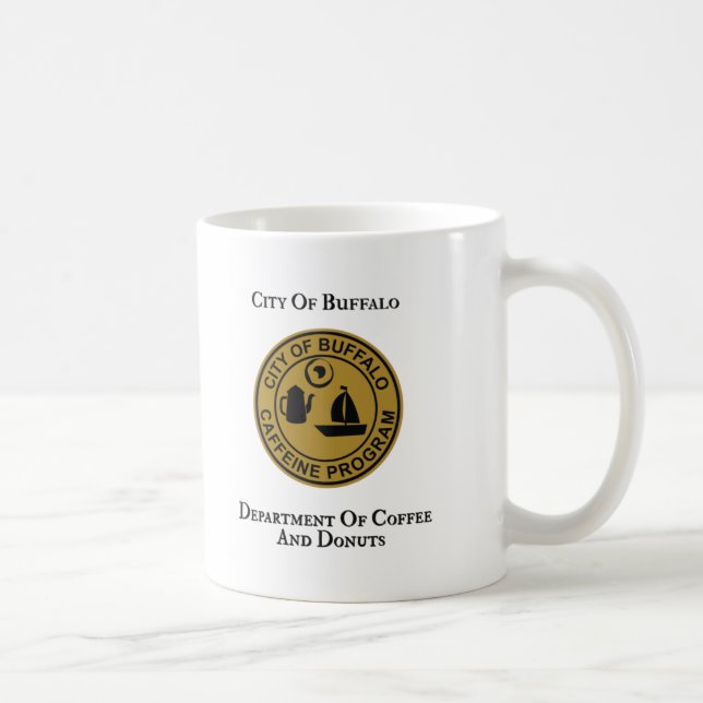 Mug Ville de Buffalo Dept of Coffee & Donuts Officiel (Droite)