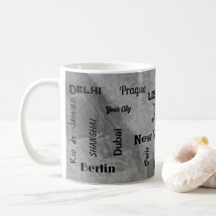 Mug ville de gris Mega