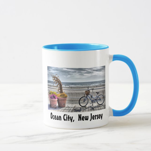 Mug Ville d'océan, New Jersey (Droite)