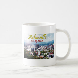 Mug Ville Etats-Unis de bière d'ASHEVILLE, la CAROLIN