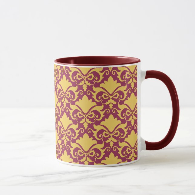 Mug Vin d'or Damask Bows (Droite)