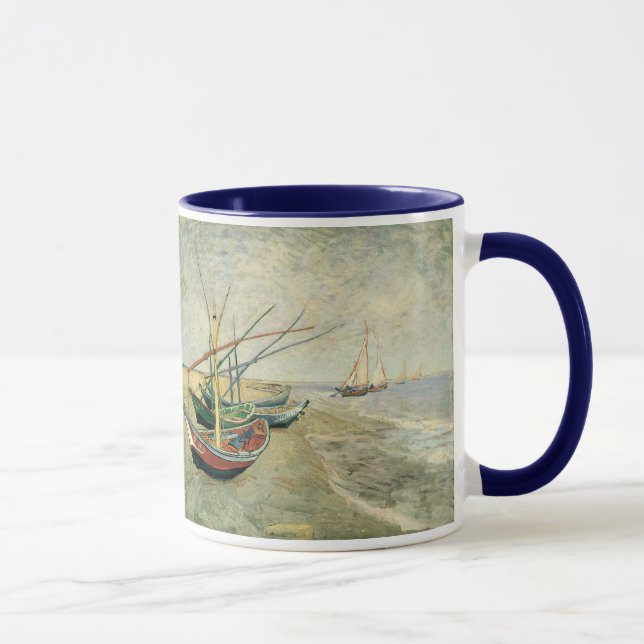Mug Vincent van Gogh - Bateaux de pêche sur la plage (Droite)