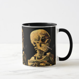Mug Vincent Van Gogh - Crâne à la cigarette allumée