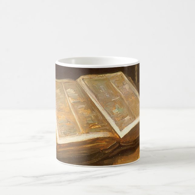 Mug Vincent van Gogh - La vie morte avec la Bible (Centre)
