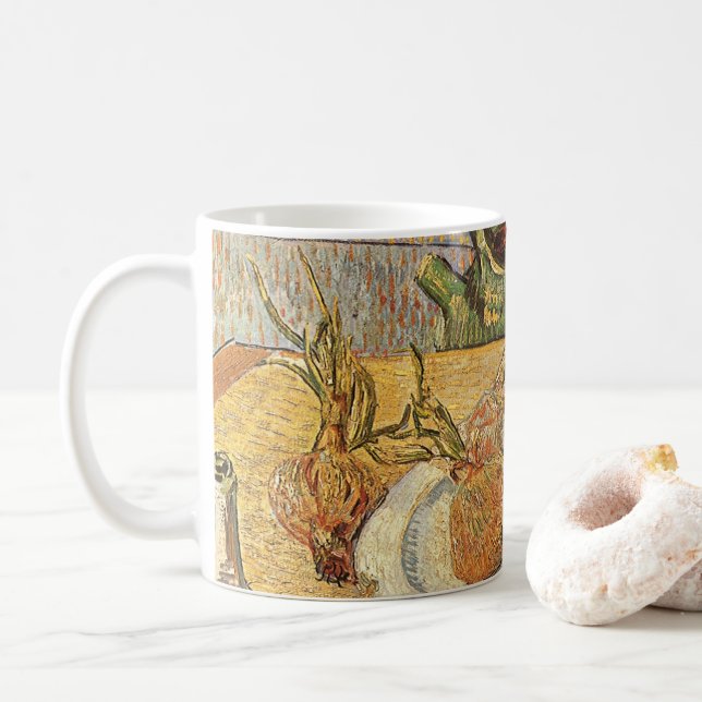 Mug Vincent van Gogh - La vie morte avec tableau (Avec donut)
