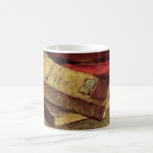 Mug Vincent van Gogh - La vie morte avec trois livres (Centre)
