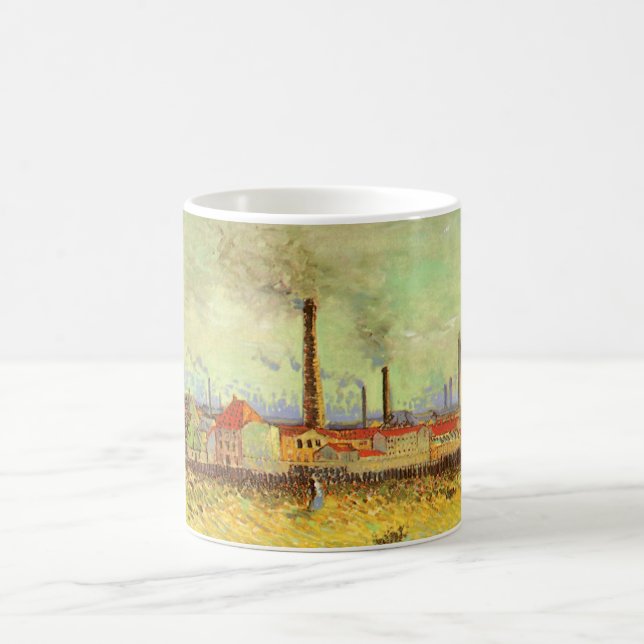 Mug Vincent van Gogh - Les usines à Asnieres (Centre)