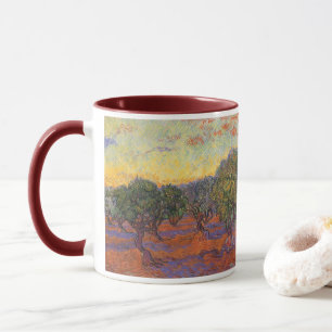 Mug Vincent van Gogh - Olive Grove, Orange Sky