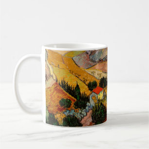 Mug Vincent van Gogh - Paysage, Maison et Laboureur