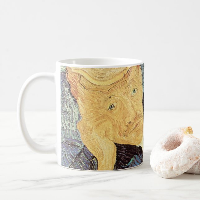 Mug Vincent van Gogh - Portrait du Docteur Gachet (Avec donut)