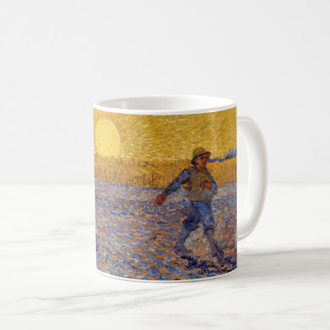 Mug Vincent van Gogh - Sower avec réglage Sun (Devant droit)