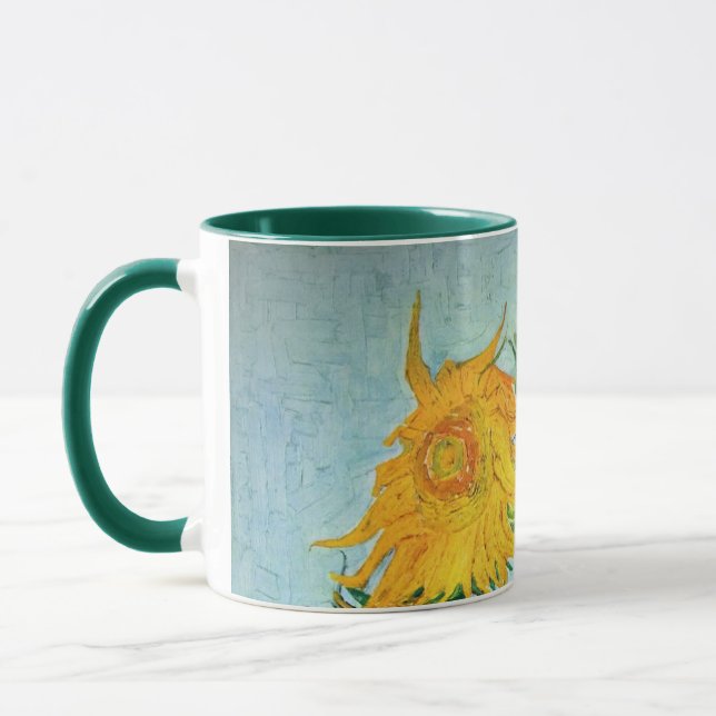 Mug Vincent van Gogh - vase avec 12 tournesols (Gauche)