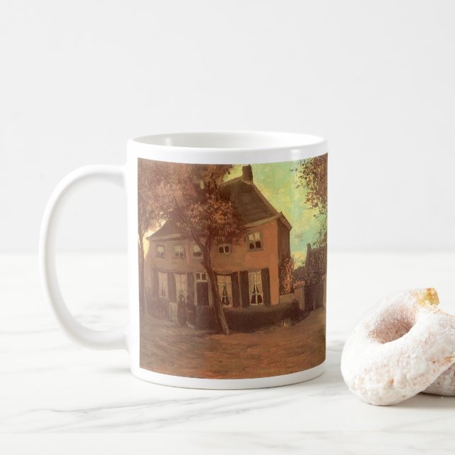 Mug Vincent van Gogh - Vicarage à Nuenen (Avec donut)