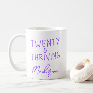 Mug VINGT ans et épanouissement 20e anniversaire drôle