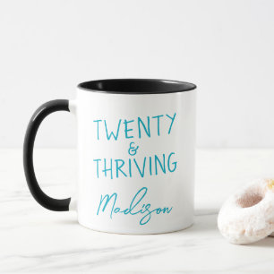 Mug VINGT ans et épanouissement 20e anniversaire drôle