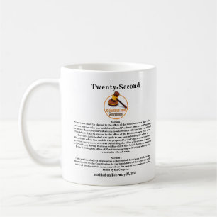 Mug Vingt-deuxième (22e) amendement constitutionnel